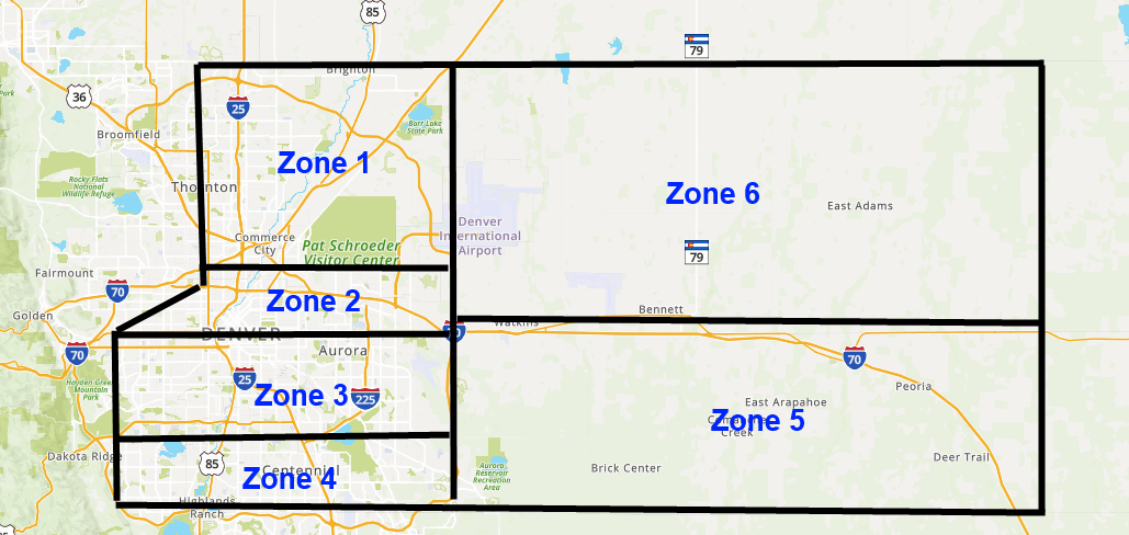 Adams-Arapahoe County Zone Map